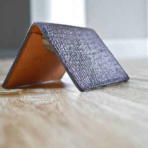 Bear Creek Leather Wallet - handmade from Tanned Cowhide/Stamped Leather