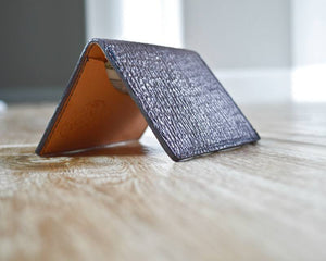 Bear Creek Leather Wallet - handmade from Tanned Cowhide/Stamped Leather