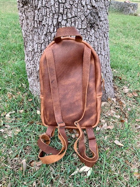 custom leather backpack purse in texas Handmade Leather Backpack | Oil Tanned Leather
