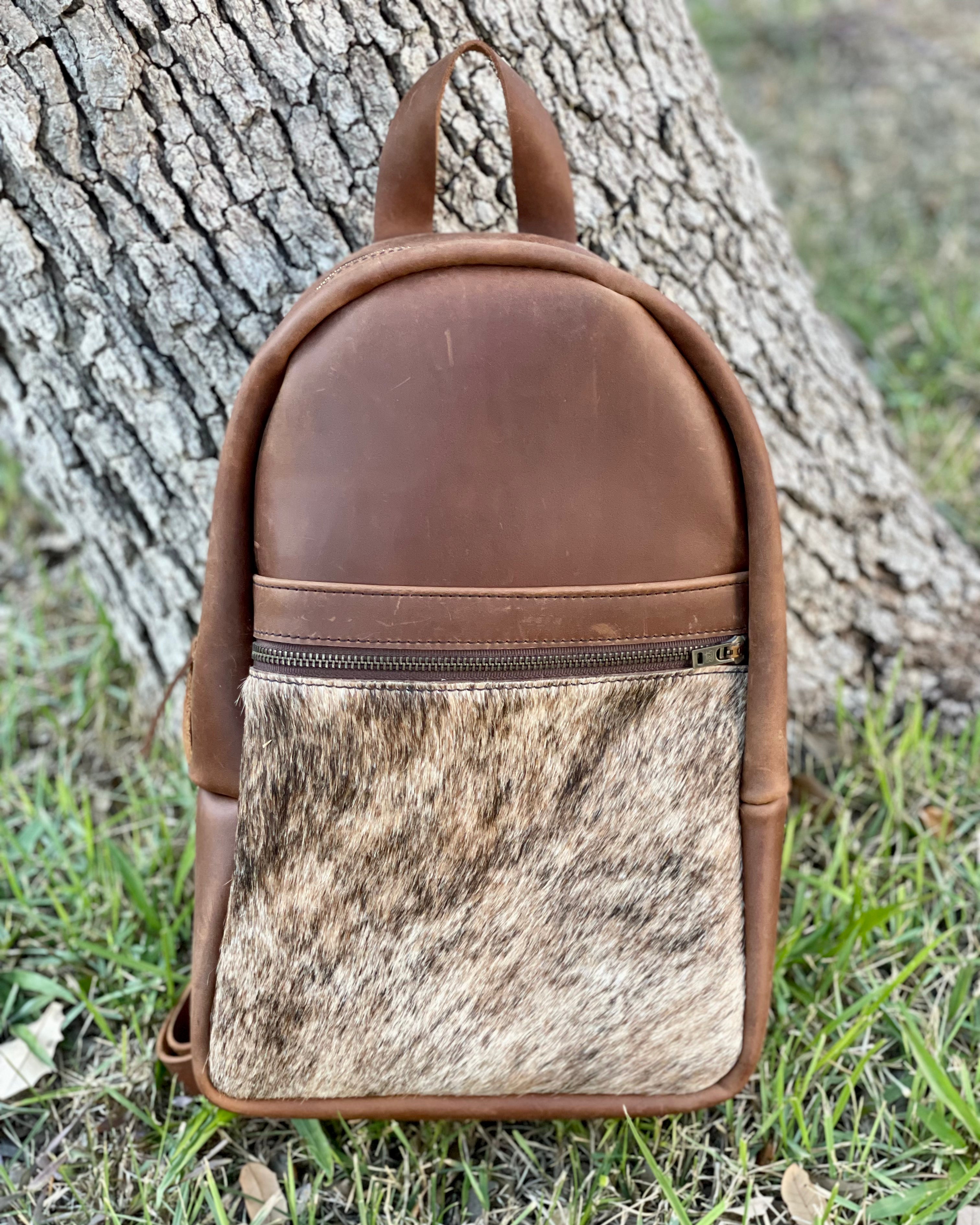 Handmade Leather Backpack | Oil Tanned Leather