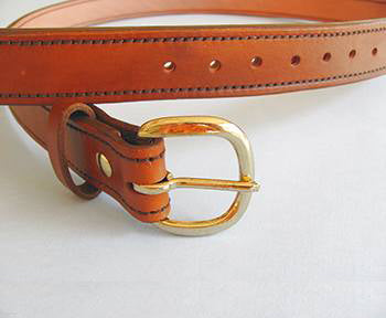 Bear Creek Leather Belts w/Chicago Screws - Handmade in Texas